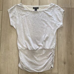 White House Black Market Woman’s Studded Top Size XS